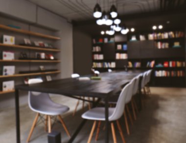 Kütüphane iç tasarım