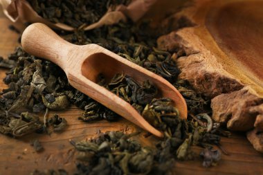 Kuru çay yaprakları 