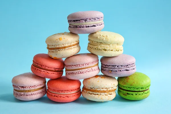 Macarons colorés savoureux — Photo