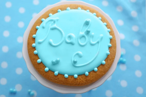 Baby shower cookie — Stock Photo, Image