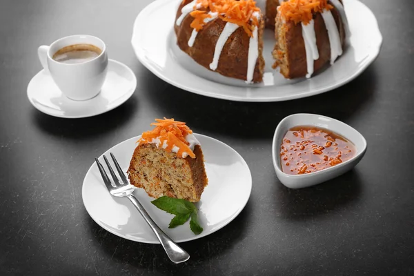 Deliziosa torta di carote — Foto Stock