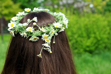 Güzel papatya çelenk