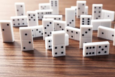 Yığın beyaz Domino