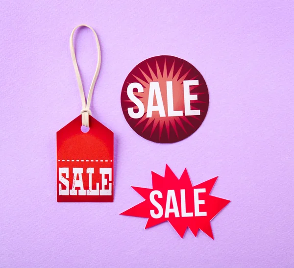 Paper tags sale concept — Stock Photo, Image