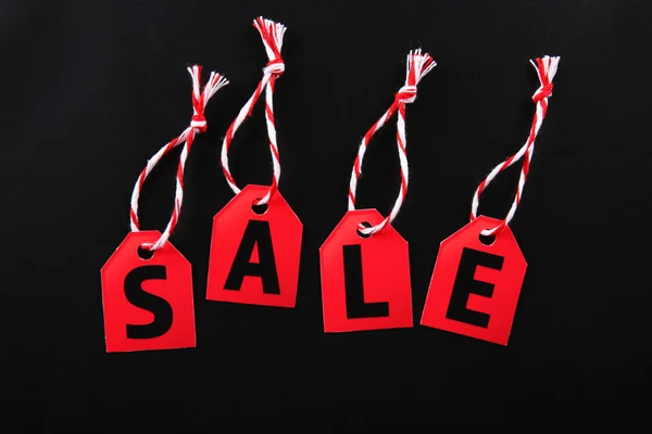 Paper tags sale concept — Stock Photo, Image