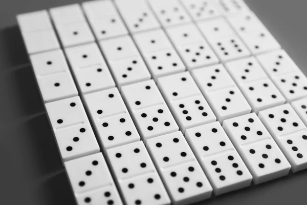 Many dominoes closeup — Stock Photo, Image