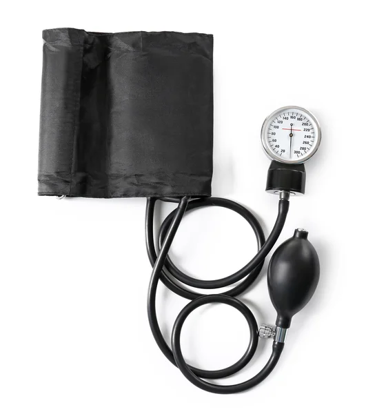 Siyah tıbbi Tonometer — Stok fotoğraf