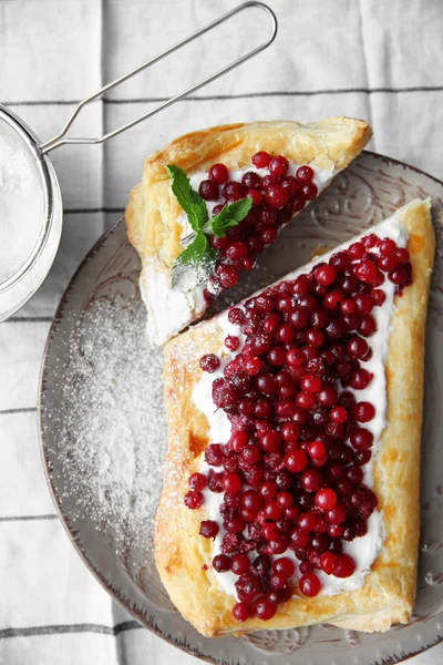 Heerlijke cranberry cake — Stockfoto