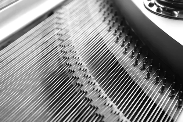 Inside piano close up — Stock Photo, Image