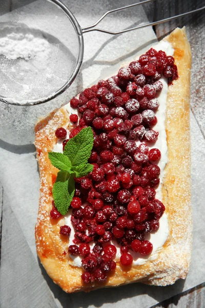 Heerlijke cranberry cake — Stockfoto