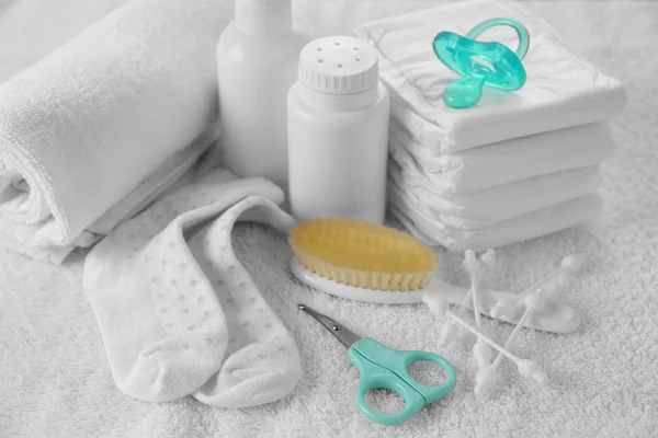Accesorios para bebés para la higiene —  Fotos de Stock