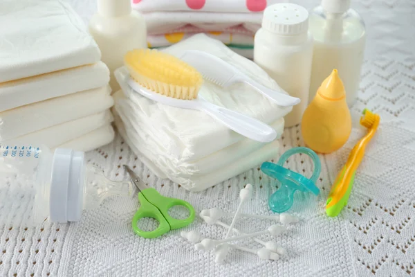Baby-Accessoires für Hygiene — Stockfoto
