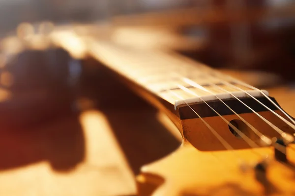 Gitara elektryczna zbliżenie — Zdjęcie stockowe