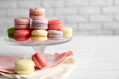 Renkli lezzetli macaroons