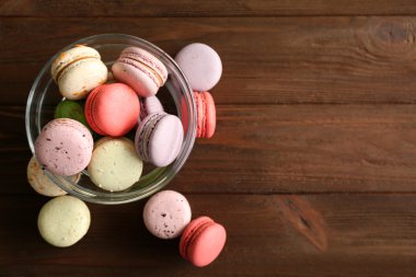 Renkli lezzetli macaroons