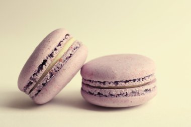 taze lezzetli macaroons 