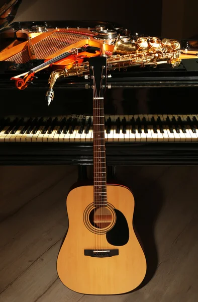 Olika musikinstrument — Stockfoto