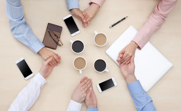 People drinking coffee — Stock Photo, Image