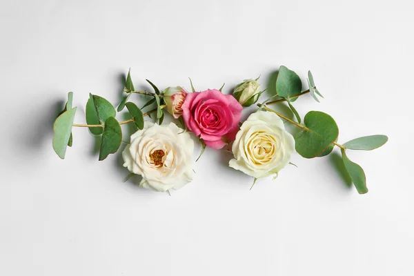 Ανάμεικτα τριαντάφυλλα κεφάλια — Φωτογραφία Αρχείου
