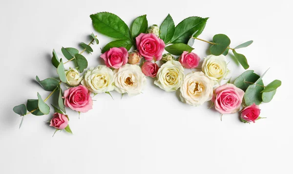 Geassorteerde rozen hoofden — Stockfoto