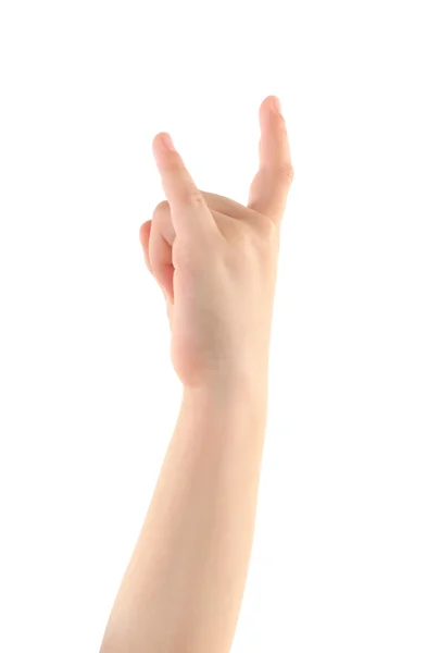 Child hand sign — Stock Photo, Image