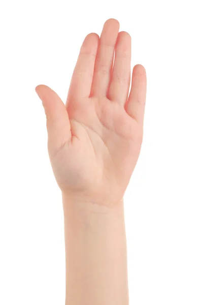 Child hand sign — Stock Photo, Image