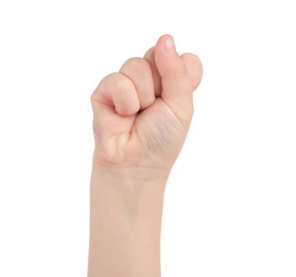 Child hand sign — Stock Photo, Image