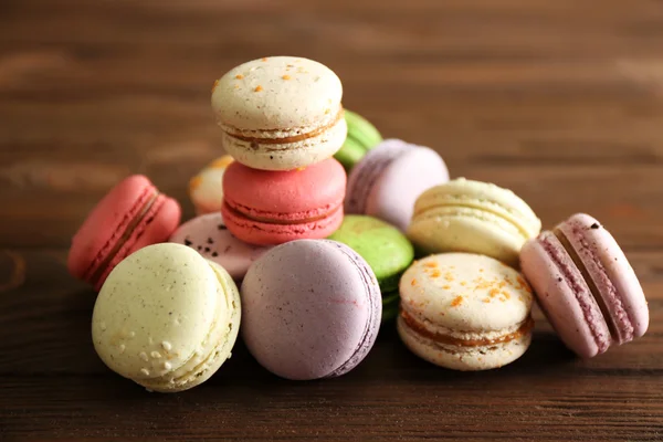 Świeże, smaczne macaroons — Zdjęcie stockowe