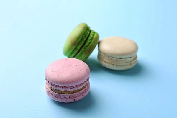 Macaroons coloridos saborosos — Fotografia de Stock