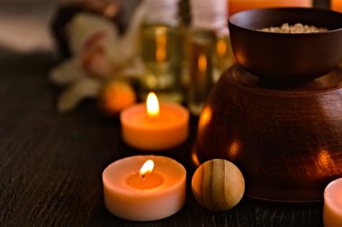 Güzel spa kompozisyonu 