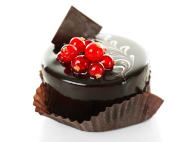 Taze Frenk üzümü ile çikolatalı kek 