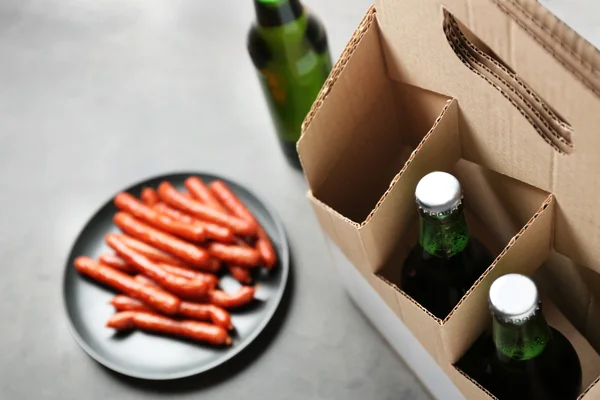 Paper beer package — Stock Photo, Image