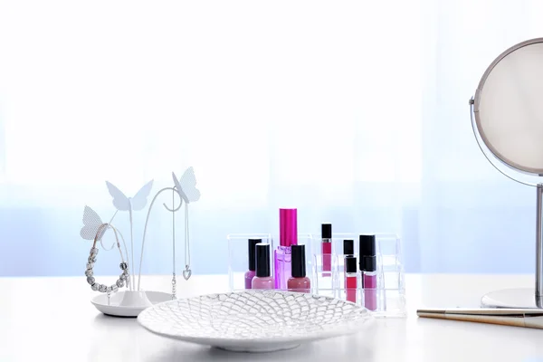 Cosmetic set on table — Stock Photo, Image