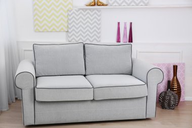 Modern iç kanepe ve resimler ile 