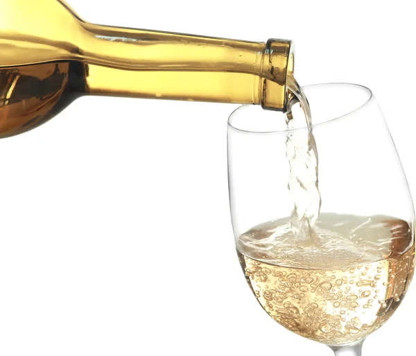 Vin hälla i glas — Stockfoto