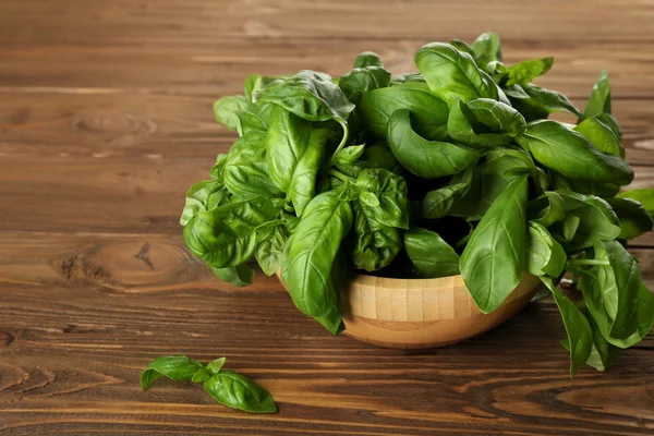 Fresh bunch of basil — Stock Photo, Image