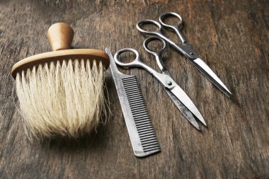 Kuaför Dükkanı Vintage araçları