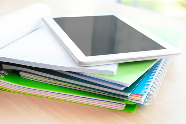 Pile of School notebooks — Stock Photo, Image