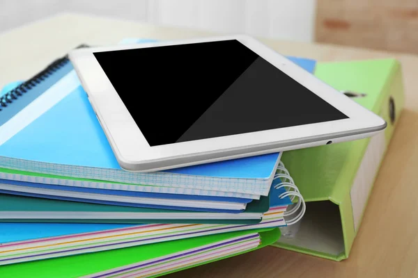 Pile of School notebooks — Stock Photo, Image