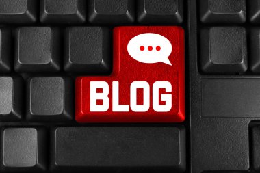 Blog kavramı klavye ile 