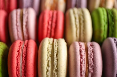 renkli macaroons arka plan