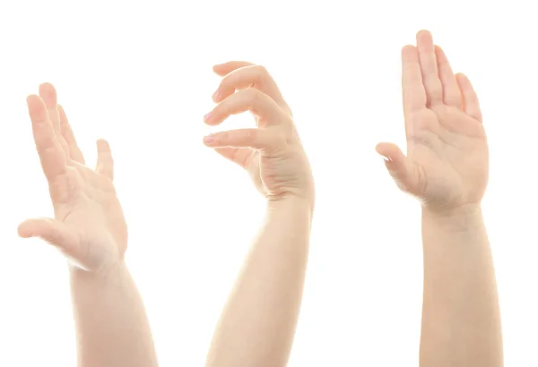 Child's hands gesturing — Stock Photo, Image