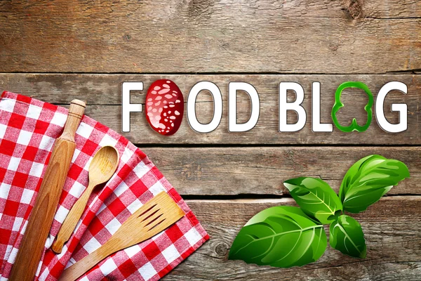 Food blog concept