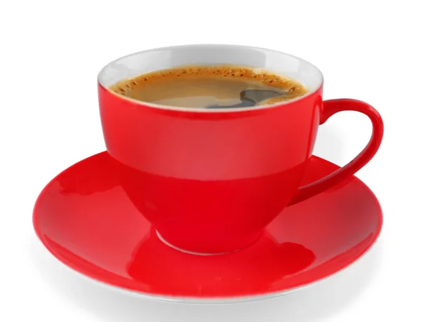 Taza roja de café — Foto de Stock