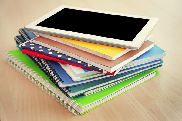 Pile of School notebooks — Stock Photo, Image