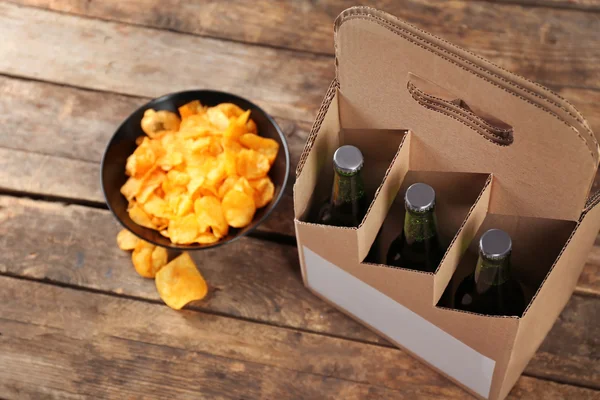 Paper beer package — Stock Photo, Image