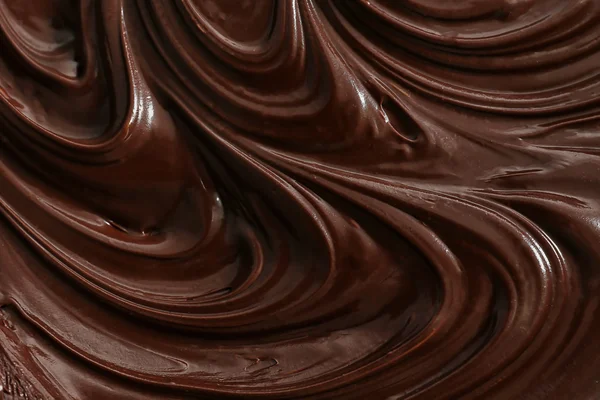 Gesmolten donkere chocolade — Stockfoto