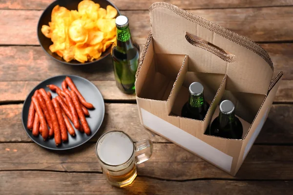 Paper beer package — Stock Photo, Image