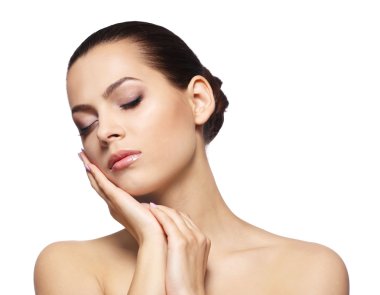 Genç güzel kadın.