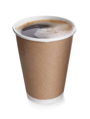 Kağıt bardak kahve.